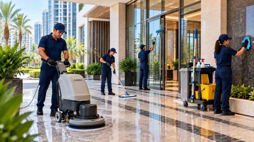 building cleaning services
